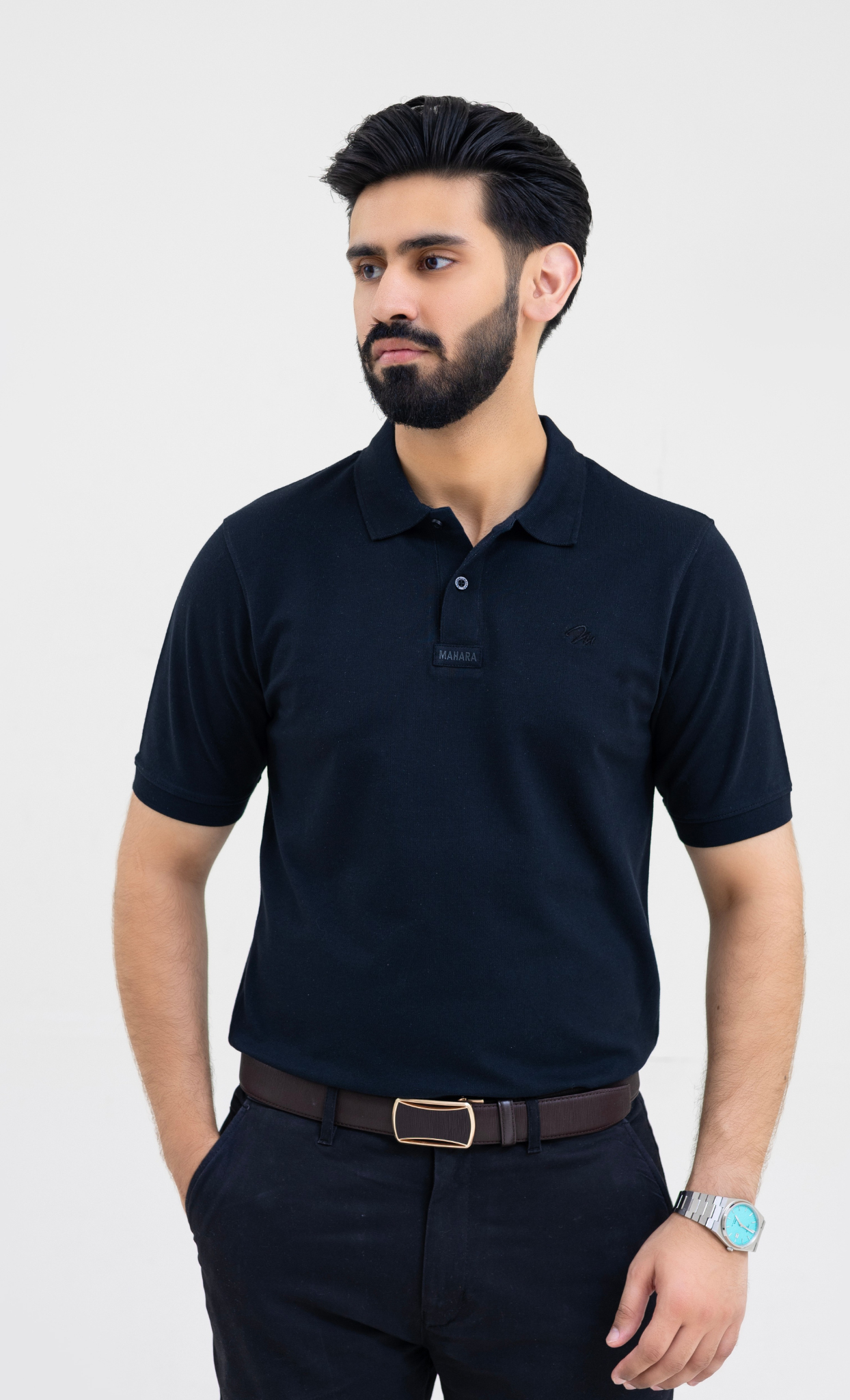 Charcoal Black - High Performance Polo