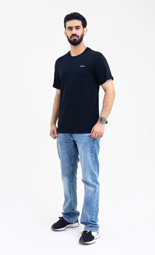 Ebony Black (Regular Fit) - Premium Soft T-Shirt