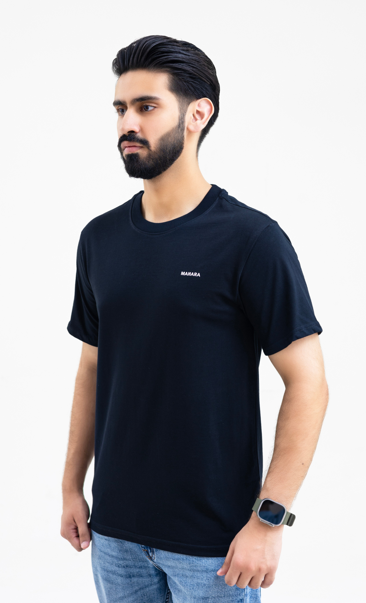 Ebony Black (Regular Fit) - Premium Soft T-Shirt