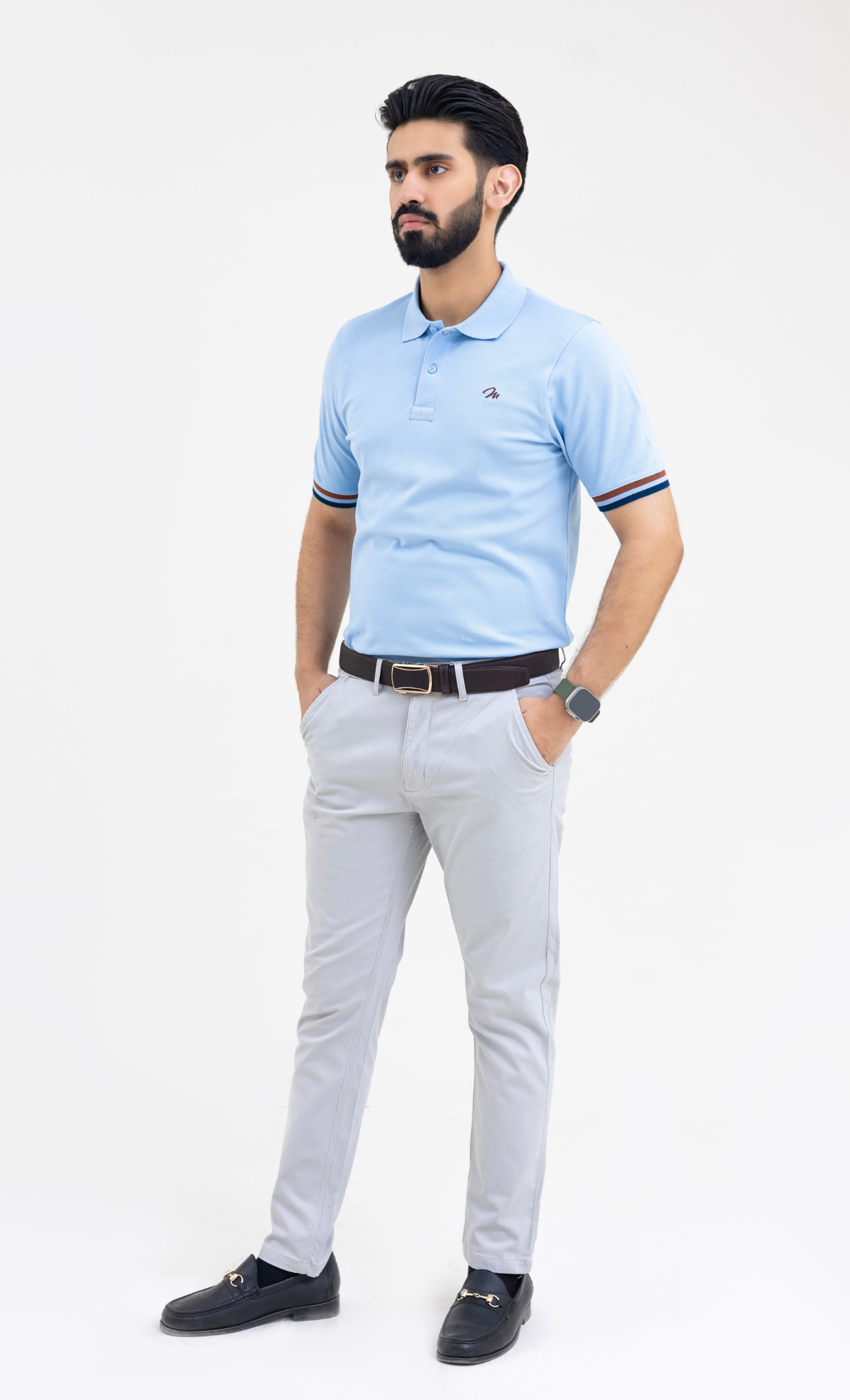 Ice Blue - High Performance Polo
