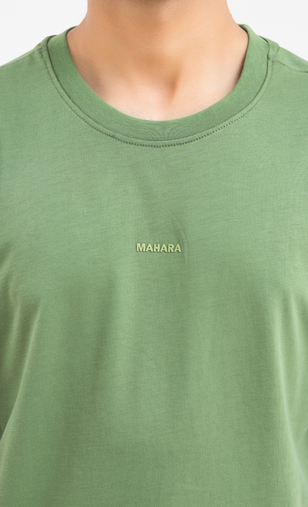 Olive Green (Drop Shoulder) - Premium Soft T-Shirt