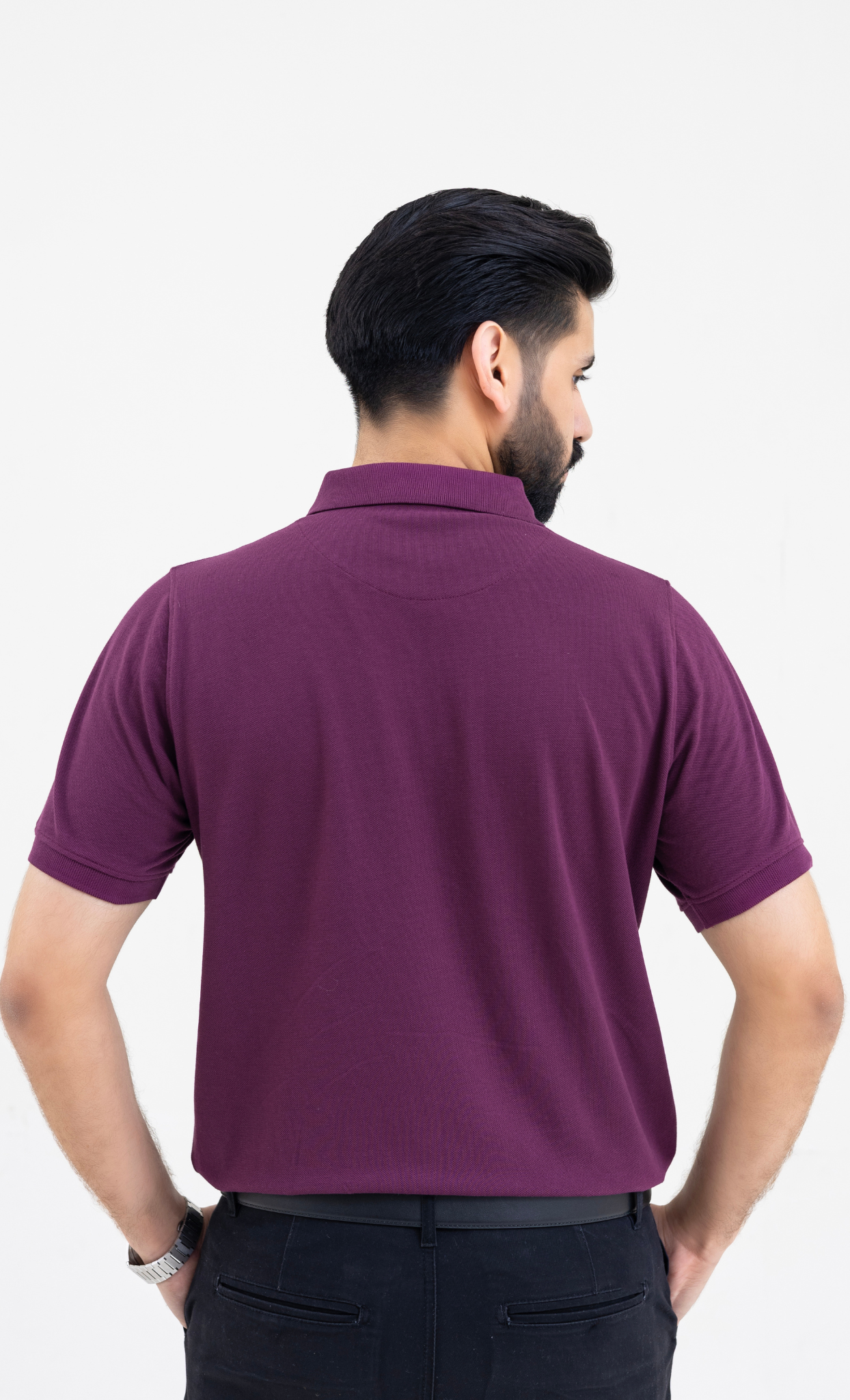 Plum Zipper - Premium Soft Polo