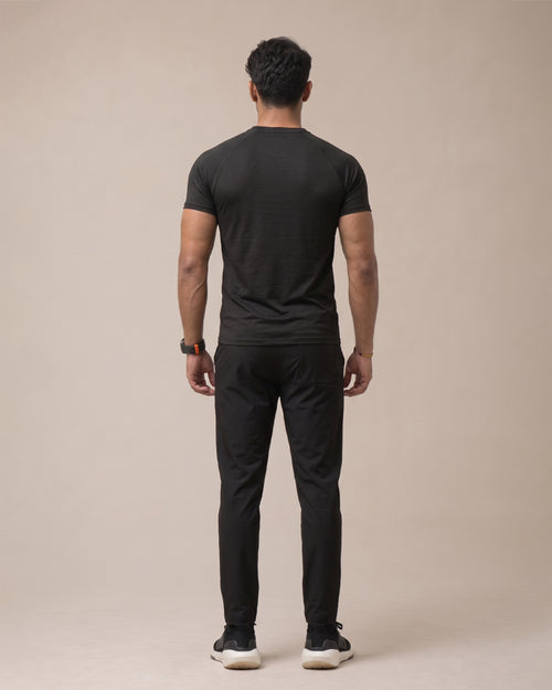 Black - Ball Mesh Raglan Tee Shirts