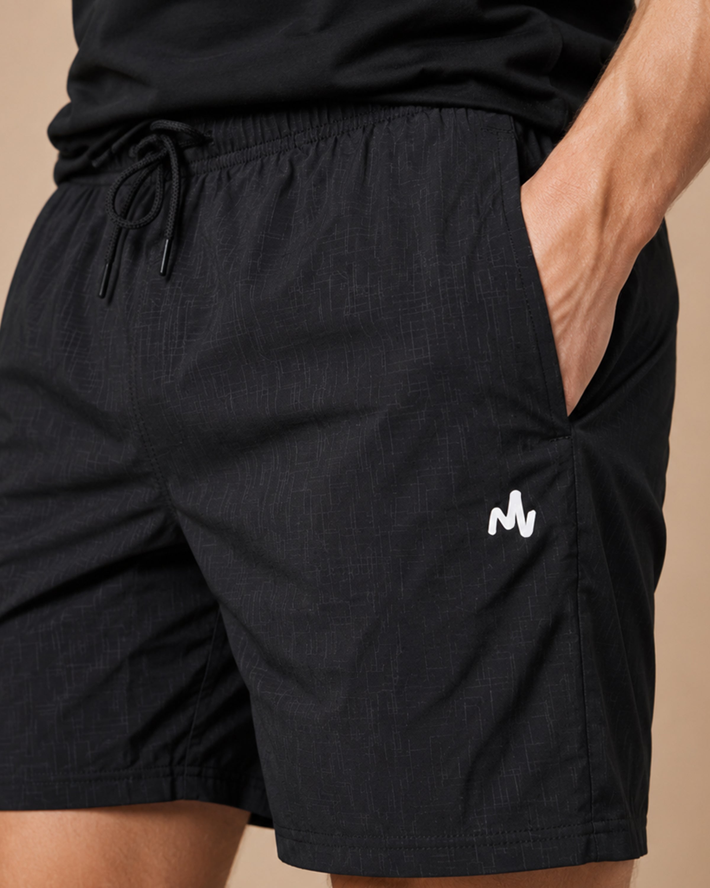 Black - Nylon Shorts
