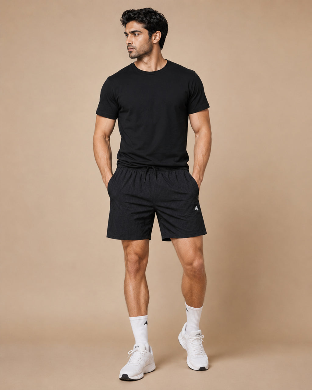 Black - Nylon Shorts