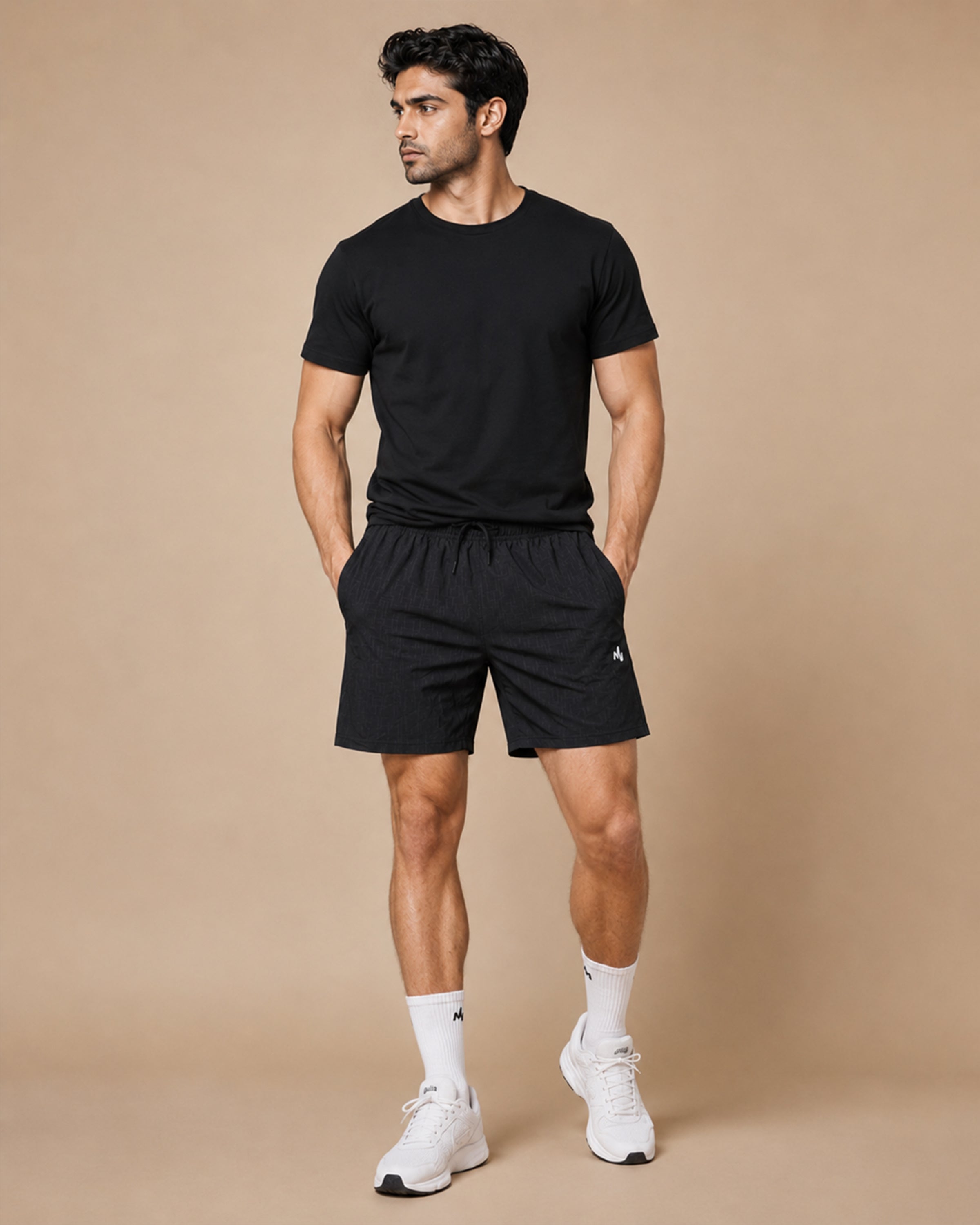 Black - Nylon Shorts