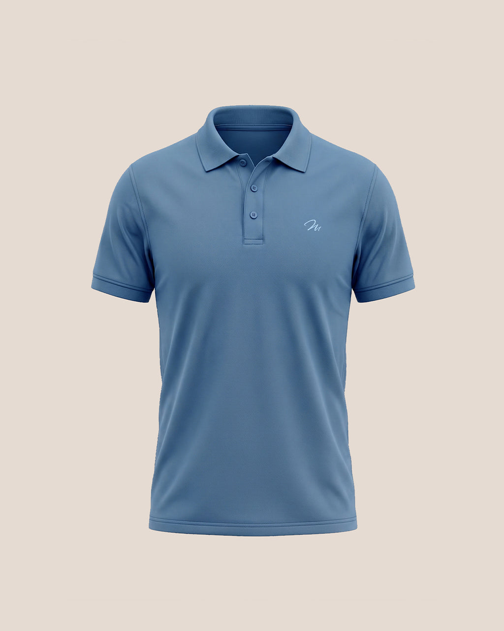 Azure Blue - Premium Soft Polo