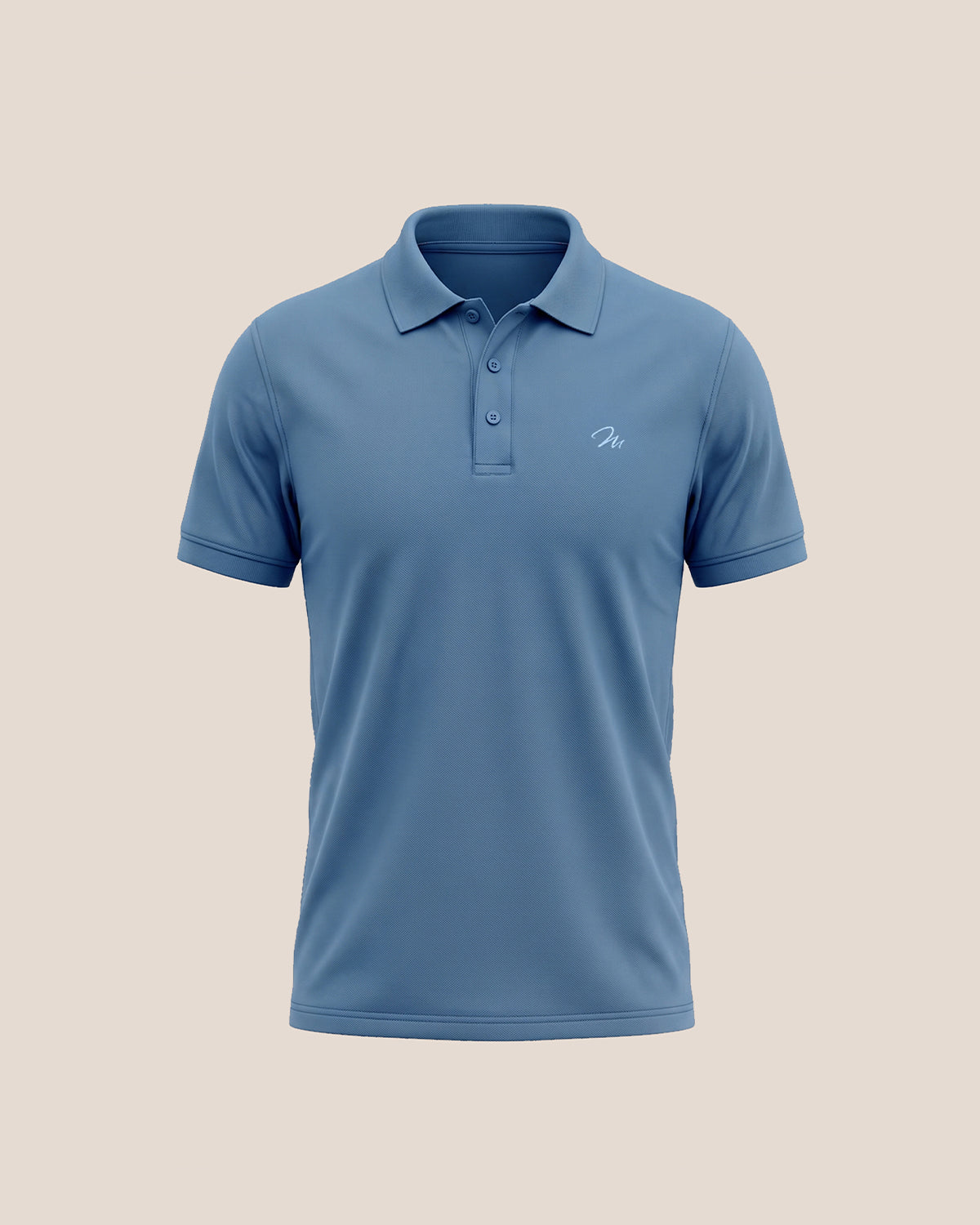 Azure Blue - Premium Soft Polo
