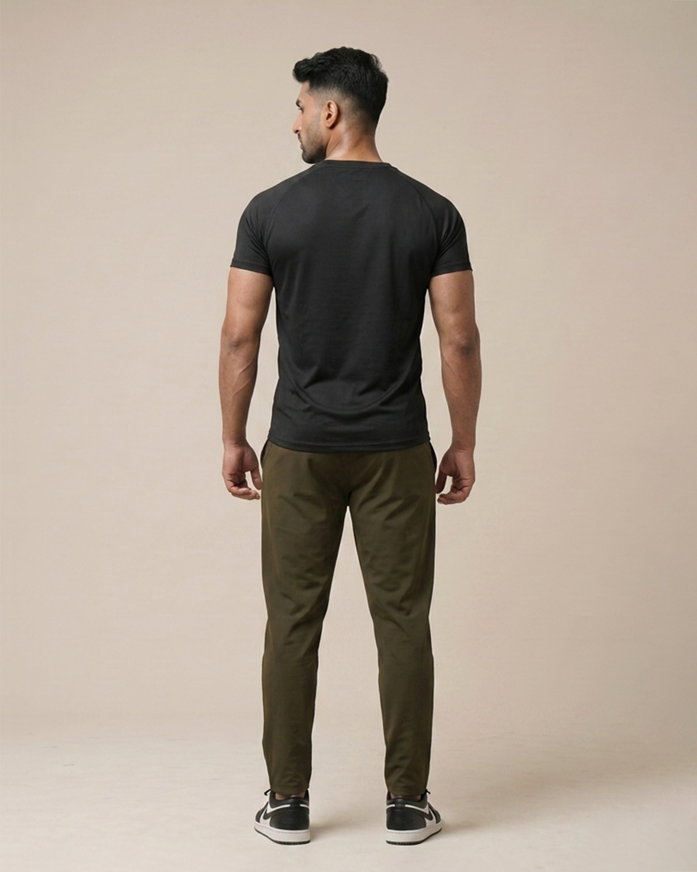 Black - Super Mesh Stretchable Tee Shirts