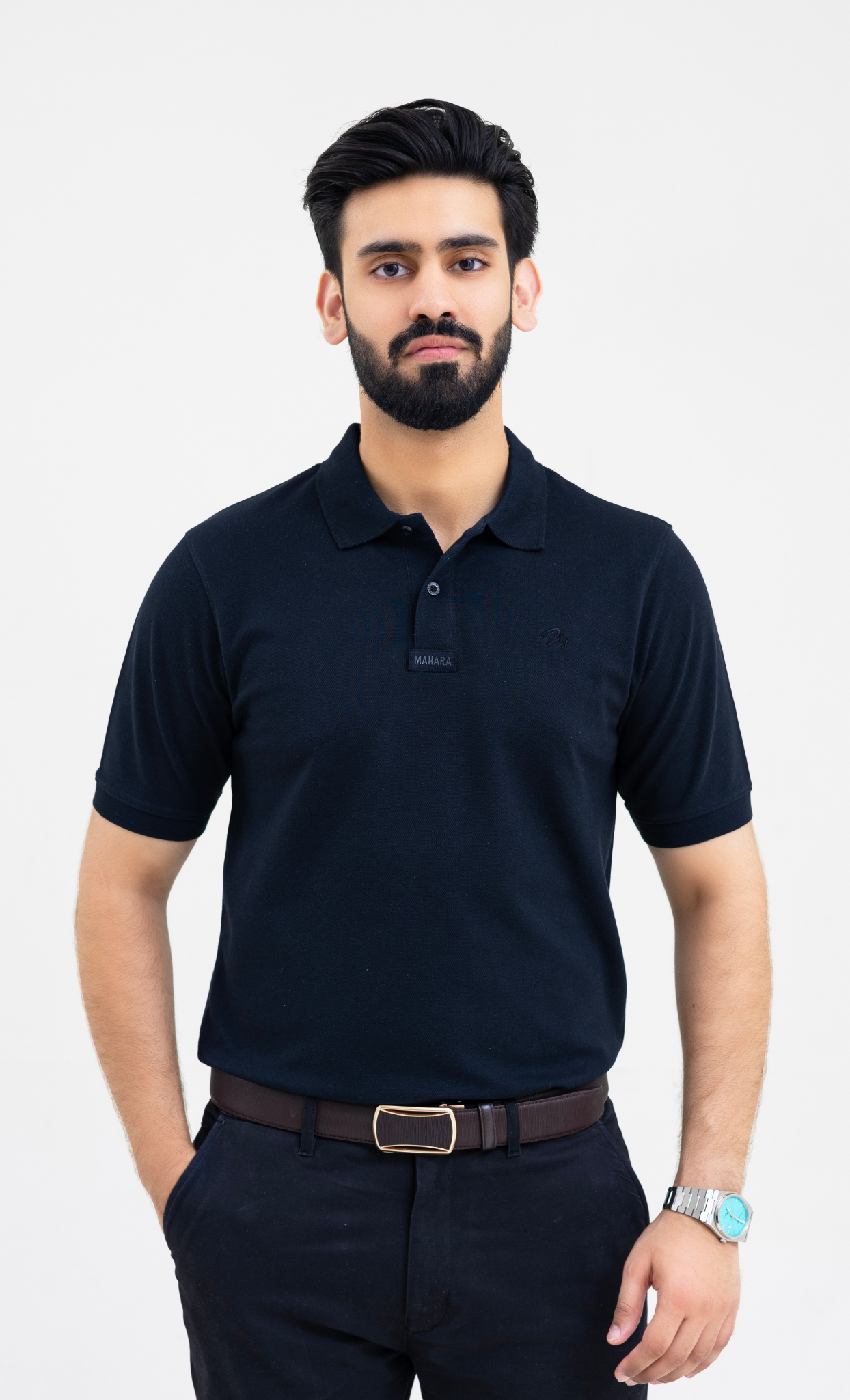 Charcoal Black - High Performance Polo