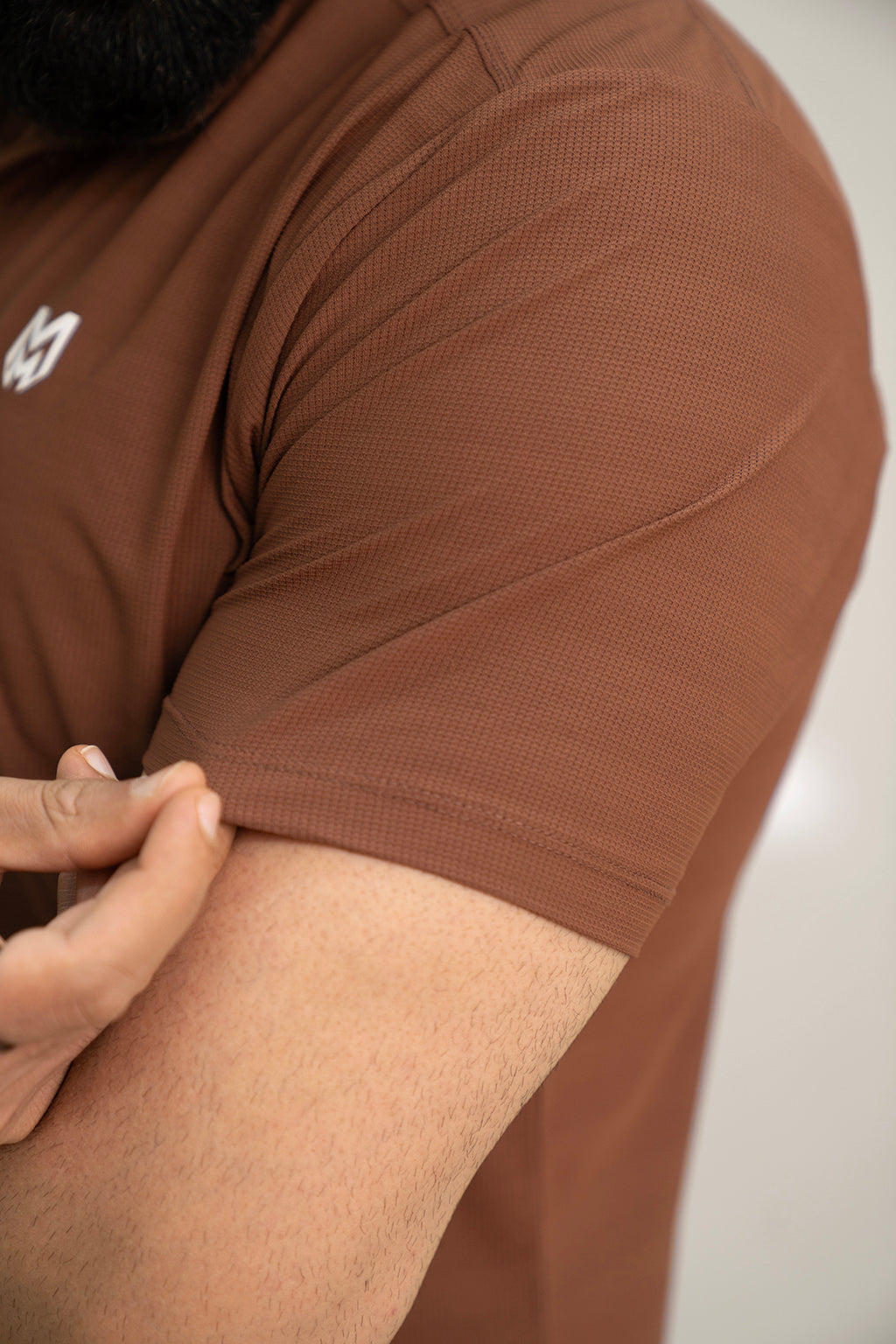 Rust - Dot Mesh Polo