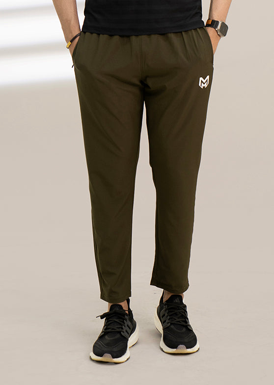 Olive Green - Ease Fit Trousers