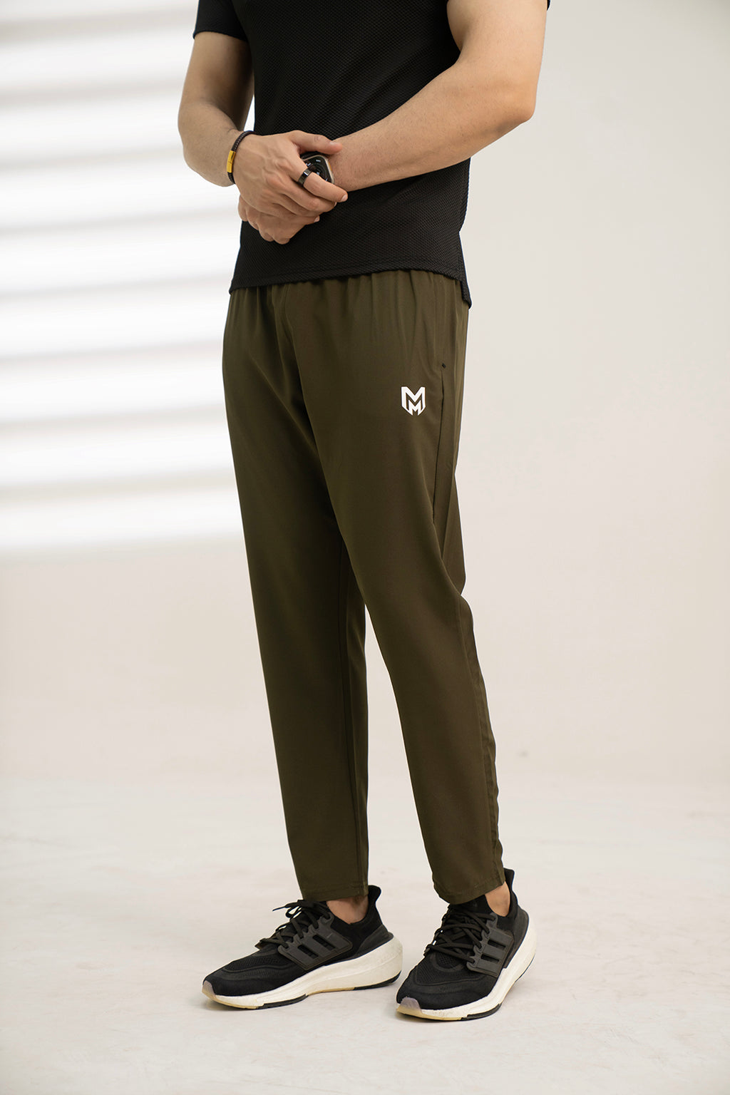 Olive Green - Ease Fit Trousers