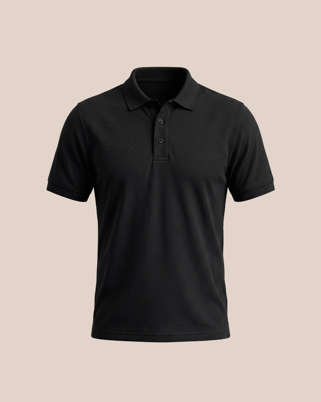Ebony Black - Premium Soft Polo