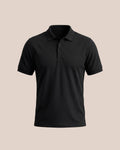 Ebony Black - Premium Soft Polo