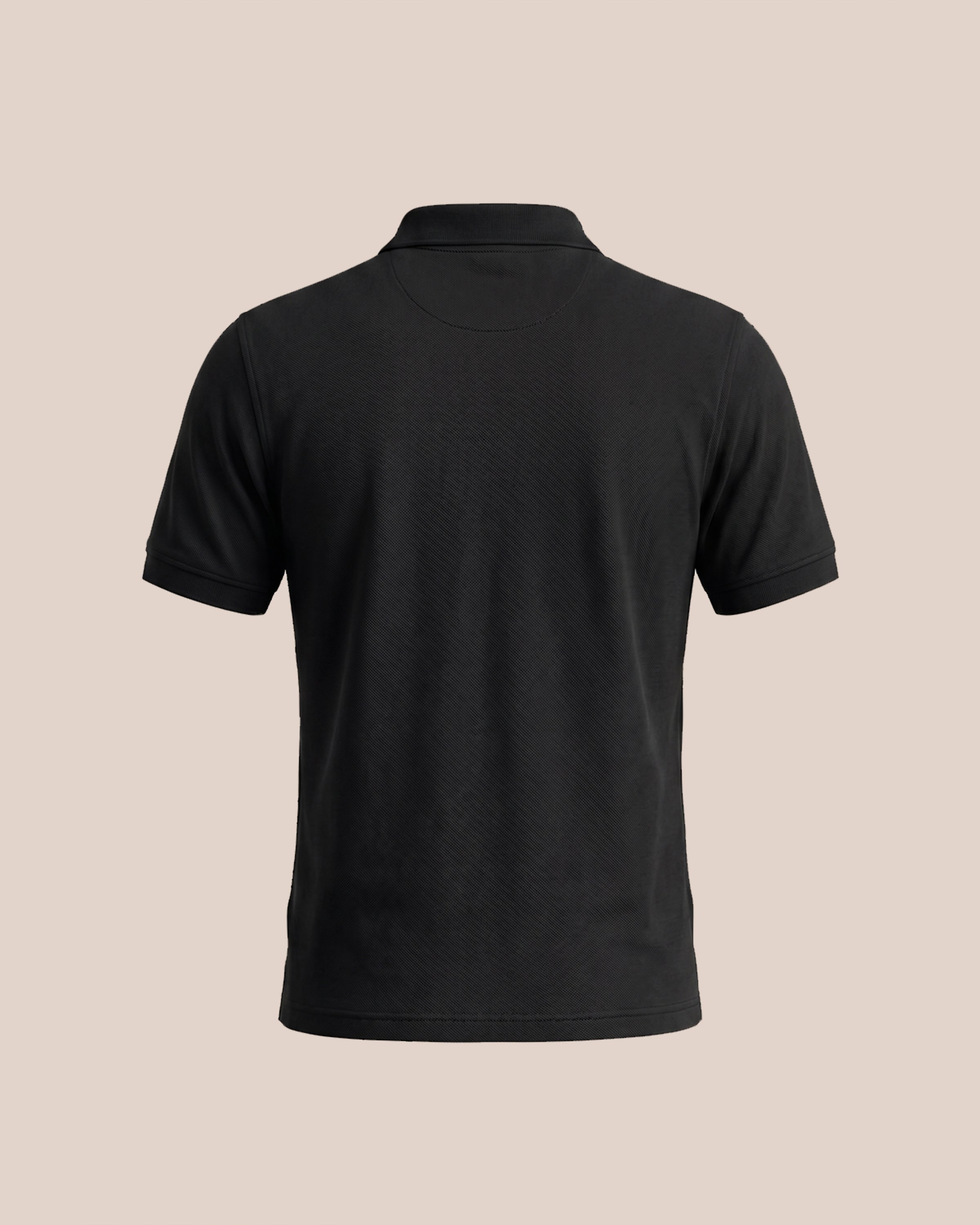 Ebony Black - Premium Soft Polo