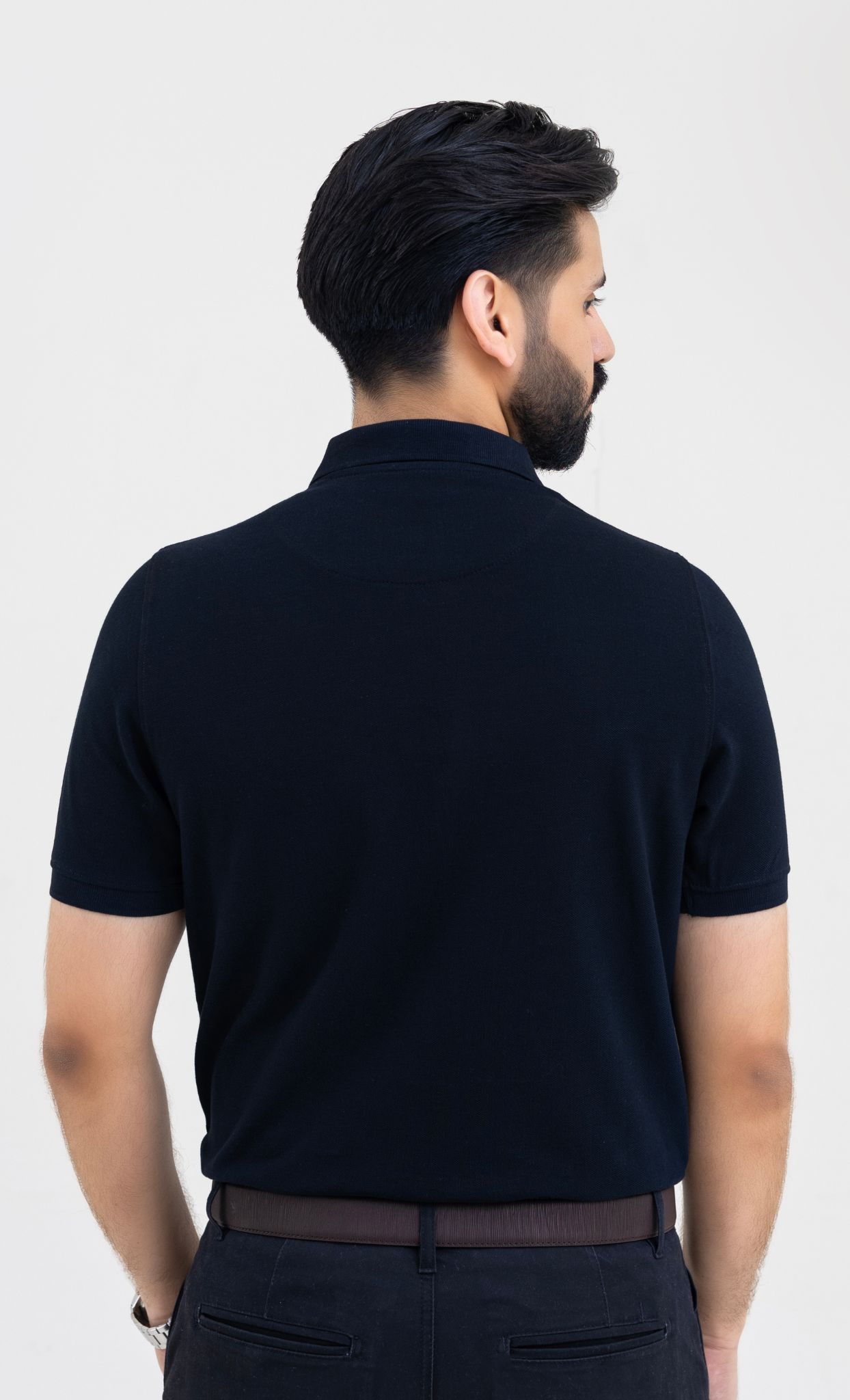 Ebony Black - Premium Soft Polo