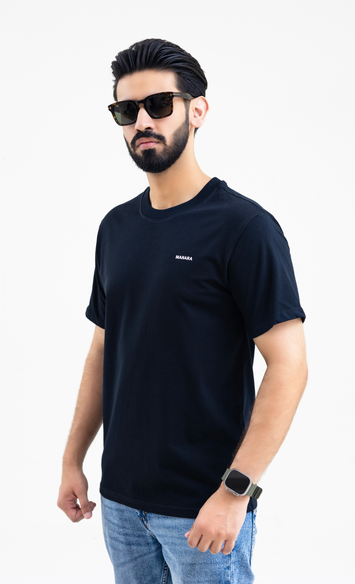 Ebony Black (Regular Fit) - Premium Soft T-Shirt