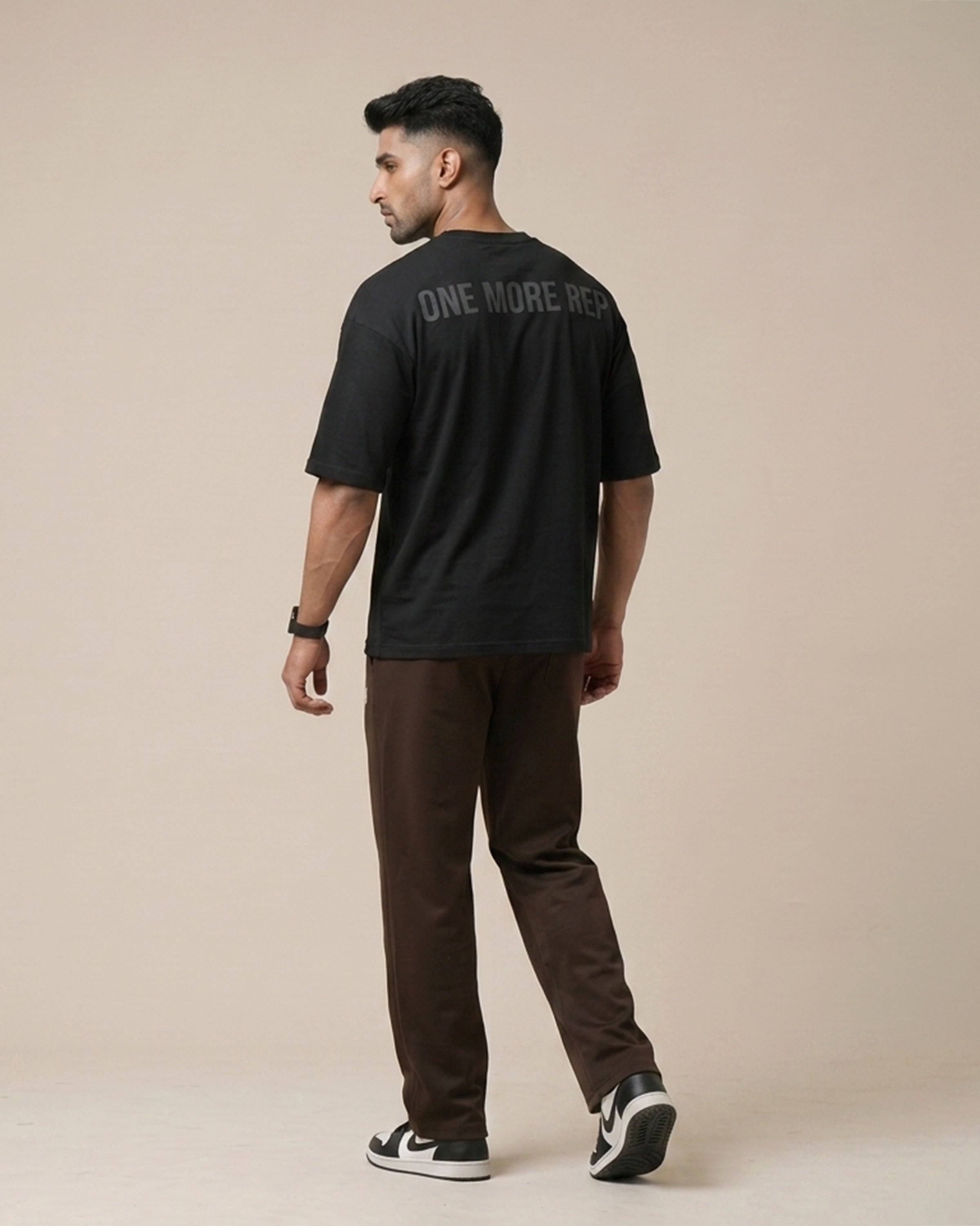 Ebony Black - Drop Shoulder Tee Shirts