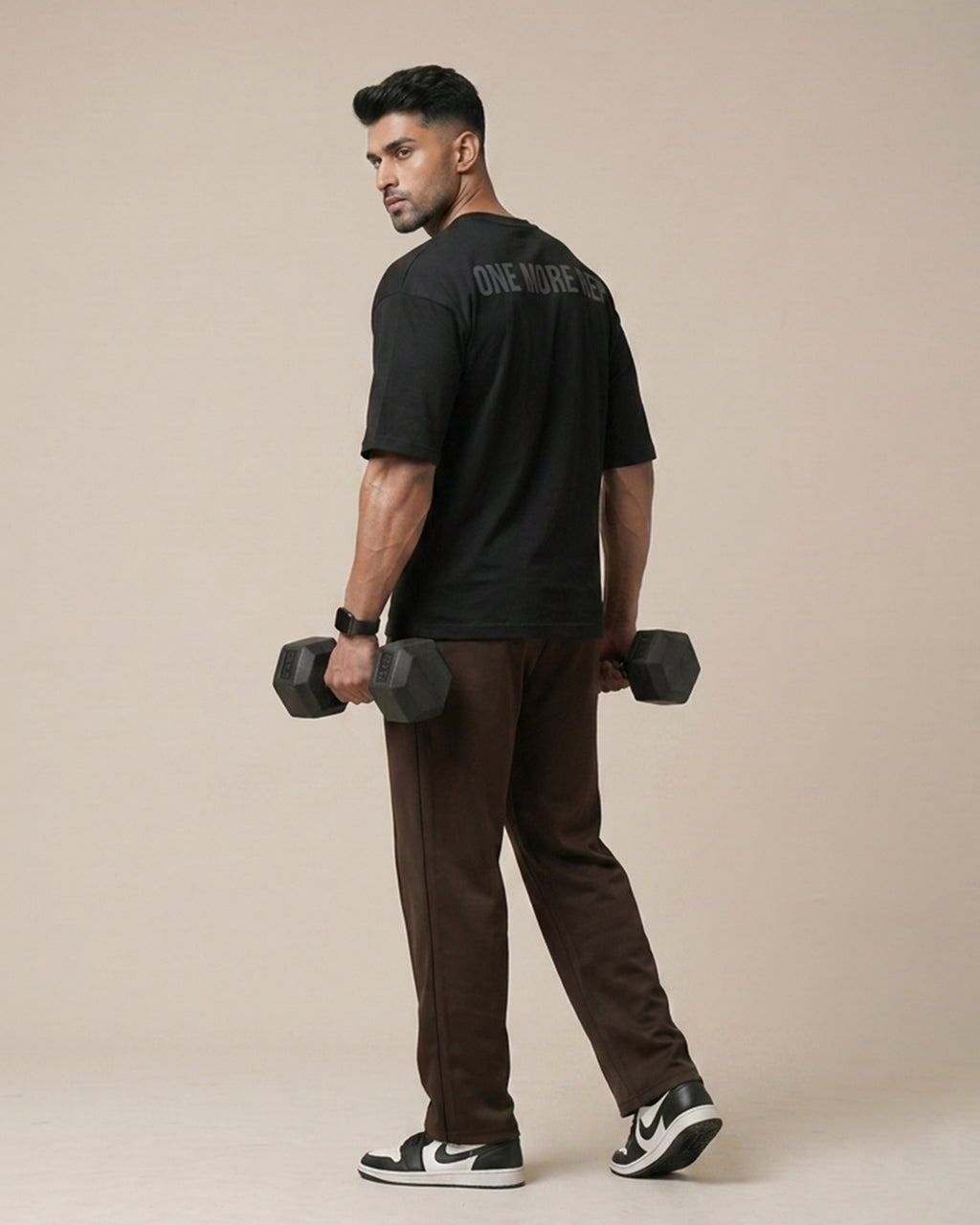 Ebony Black - Drop Shoulder Tee Shirts
