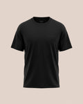 Ebony Black (Drop Shoulder) - Premium Soft T-Shirt