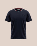 Ebony Black (Red/White Crew) - Premium Soft T-Shirt
