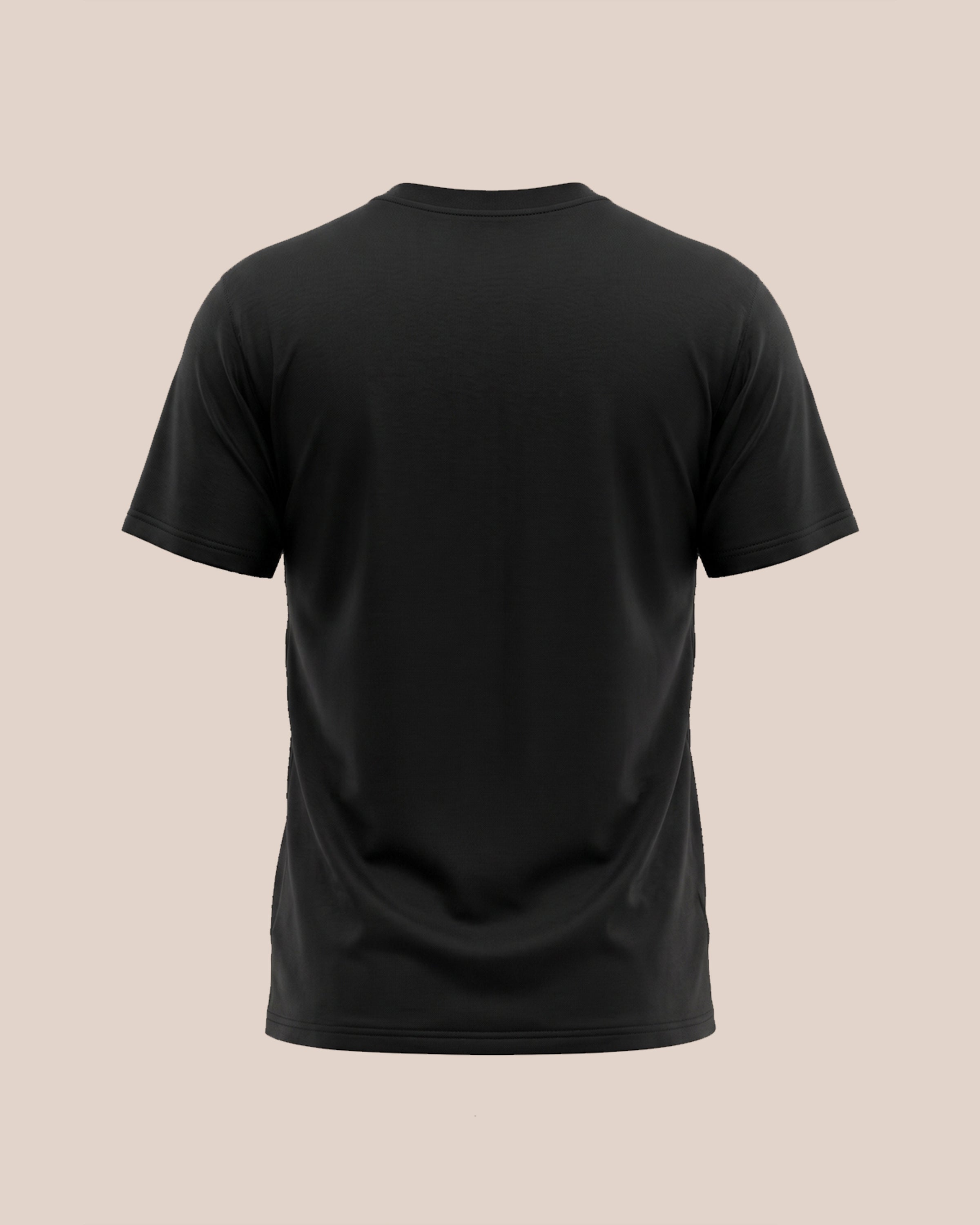 Ebony Black (Regular Fit) - Premium Soft T-Shirt