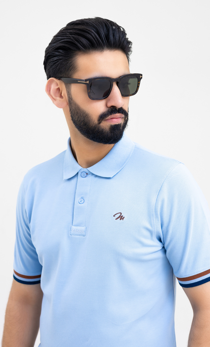 Ice Blue - High Performance Polo