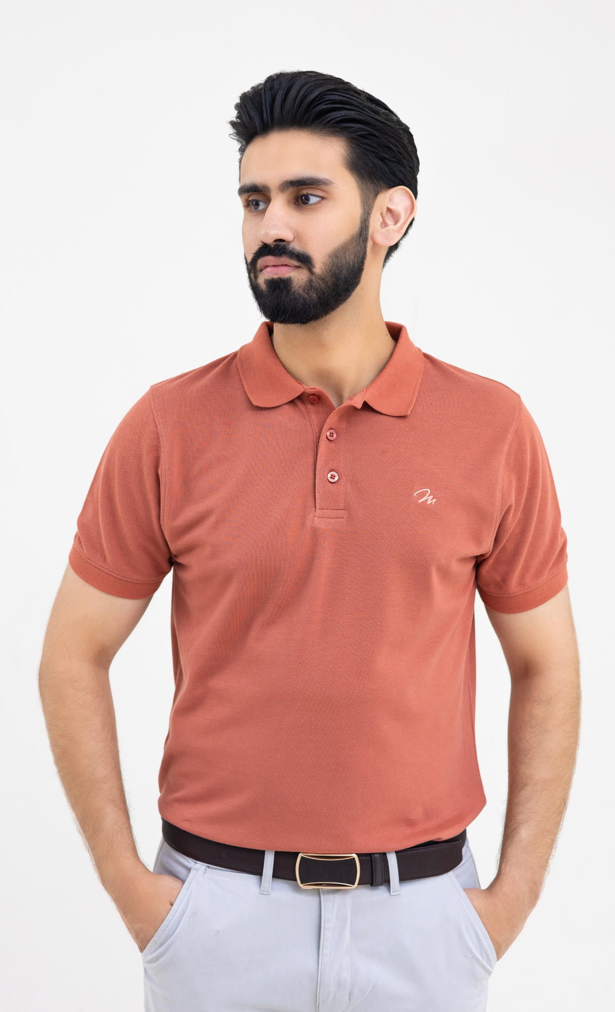 Light Red - Premium Soft Polo