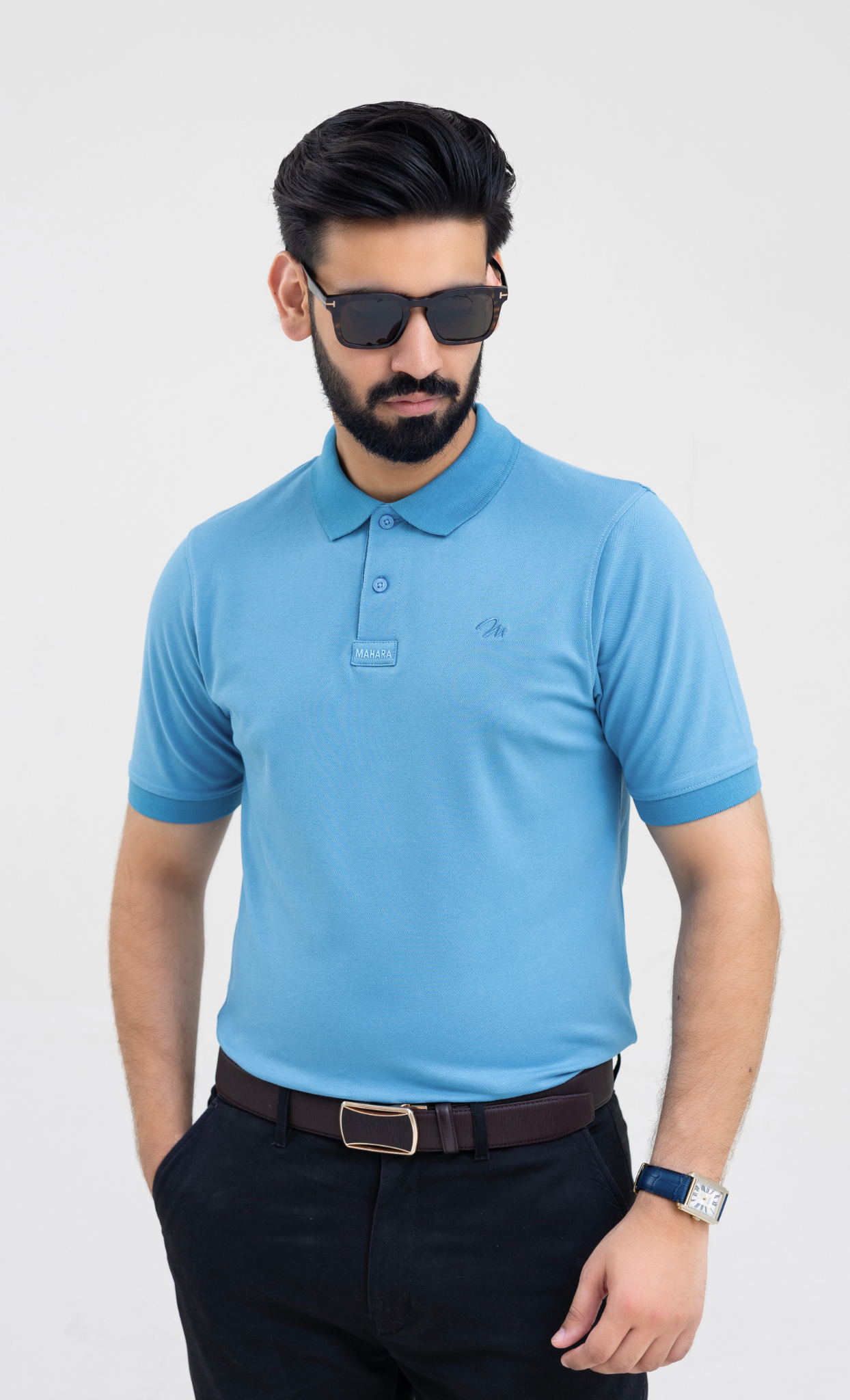 Maya Blue - High Performance Polo