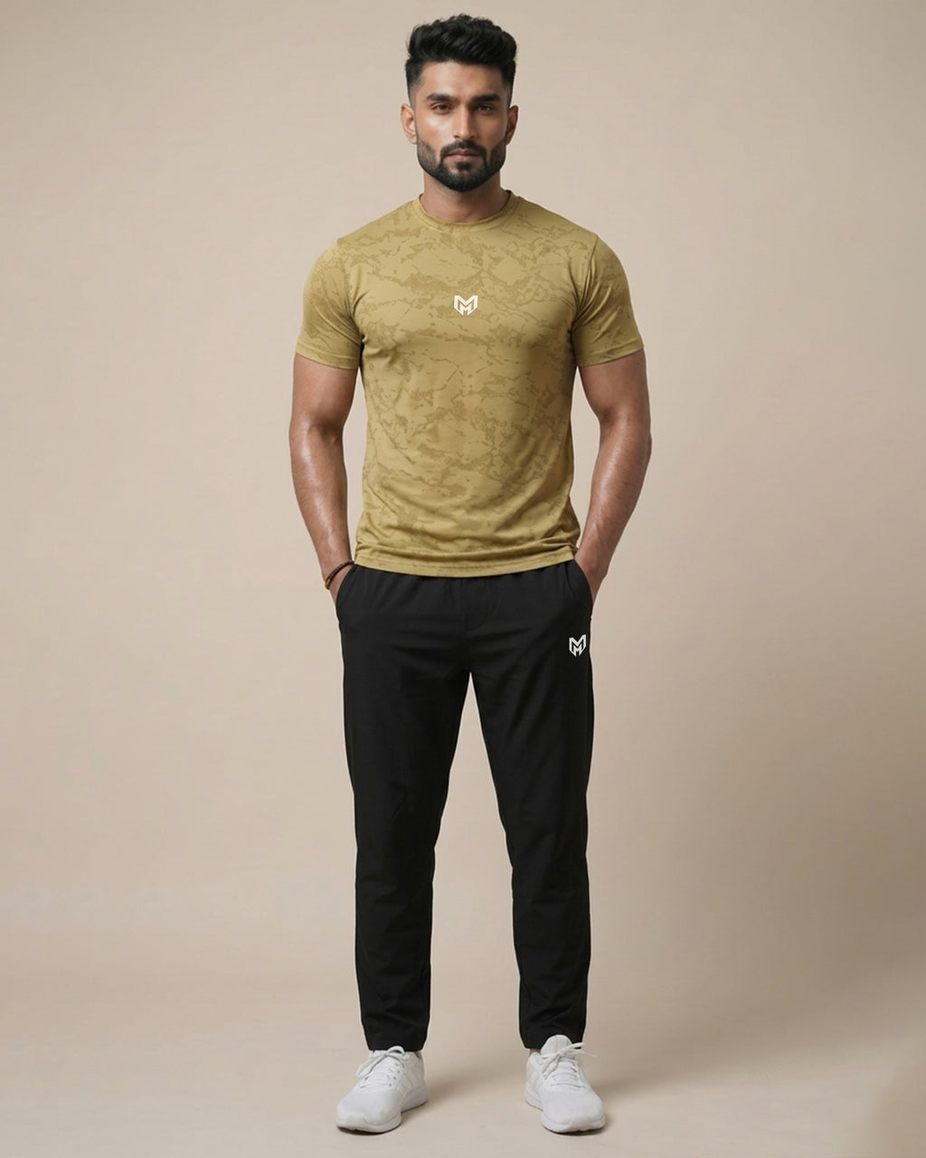 Mustard - Nod Mesh Printed Tee Shirts