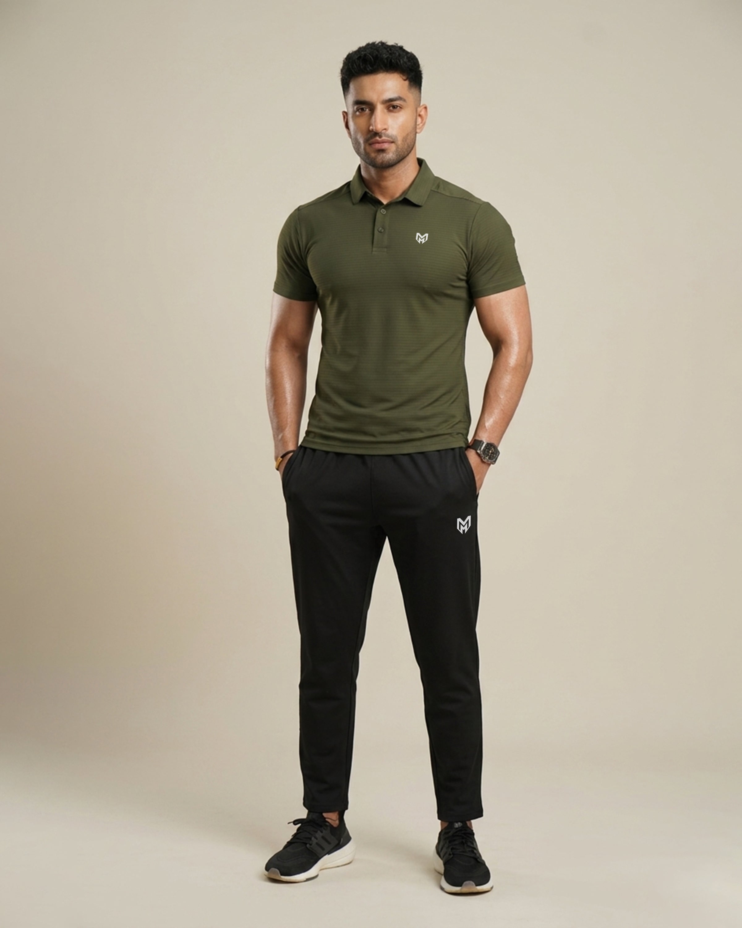 Olive Green - Grill Mesh Polo