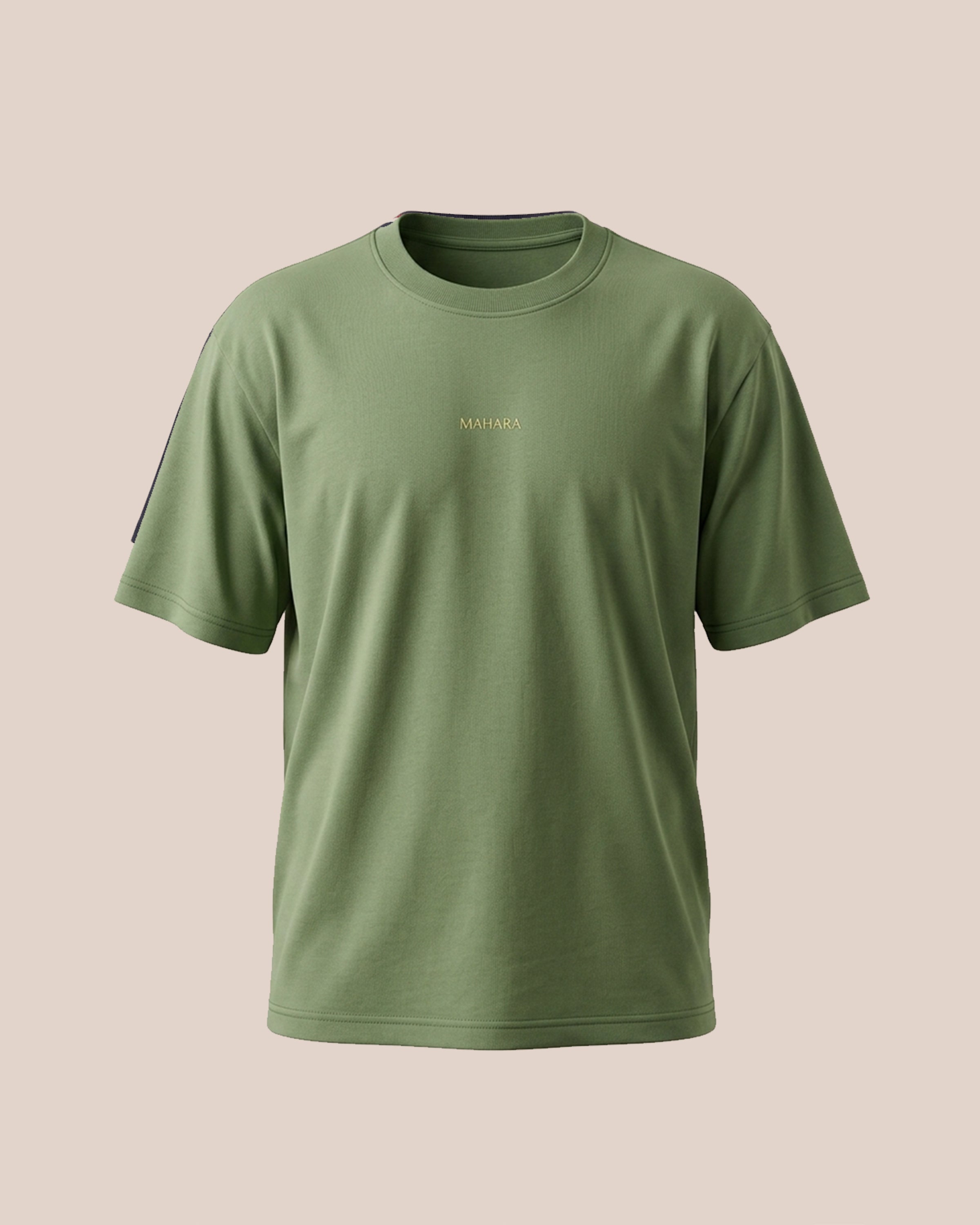 Olive Green (Drop Shoulder) - Premium Soft T-Shirt