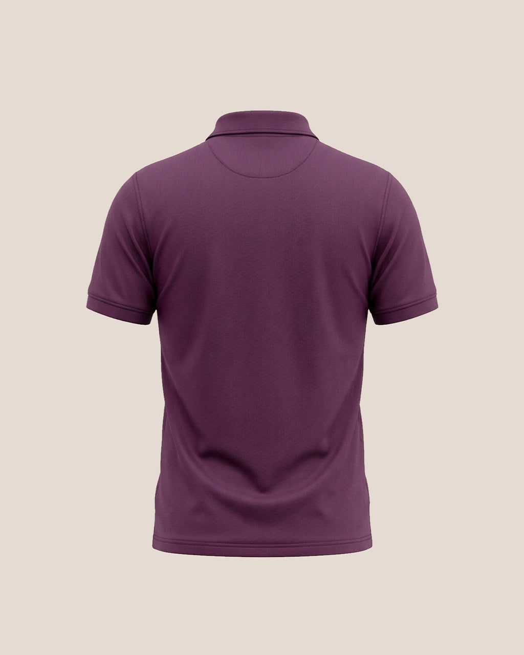 Plum Zipper - Premium Soft Polo