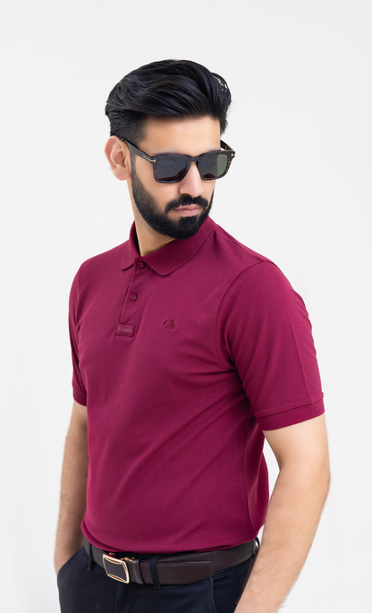 Ruby Red - High Performance Polo