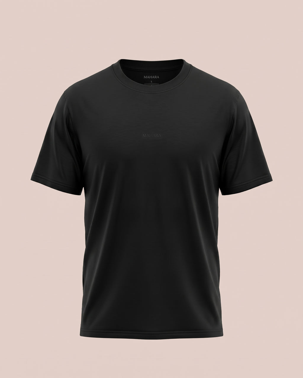 Ebony Black (Drop Shoulder) - Premium Soft T-Shirt