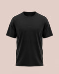 Ebony Black (Drop Shoulder) - Premium Soft T-Shirt