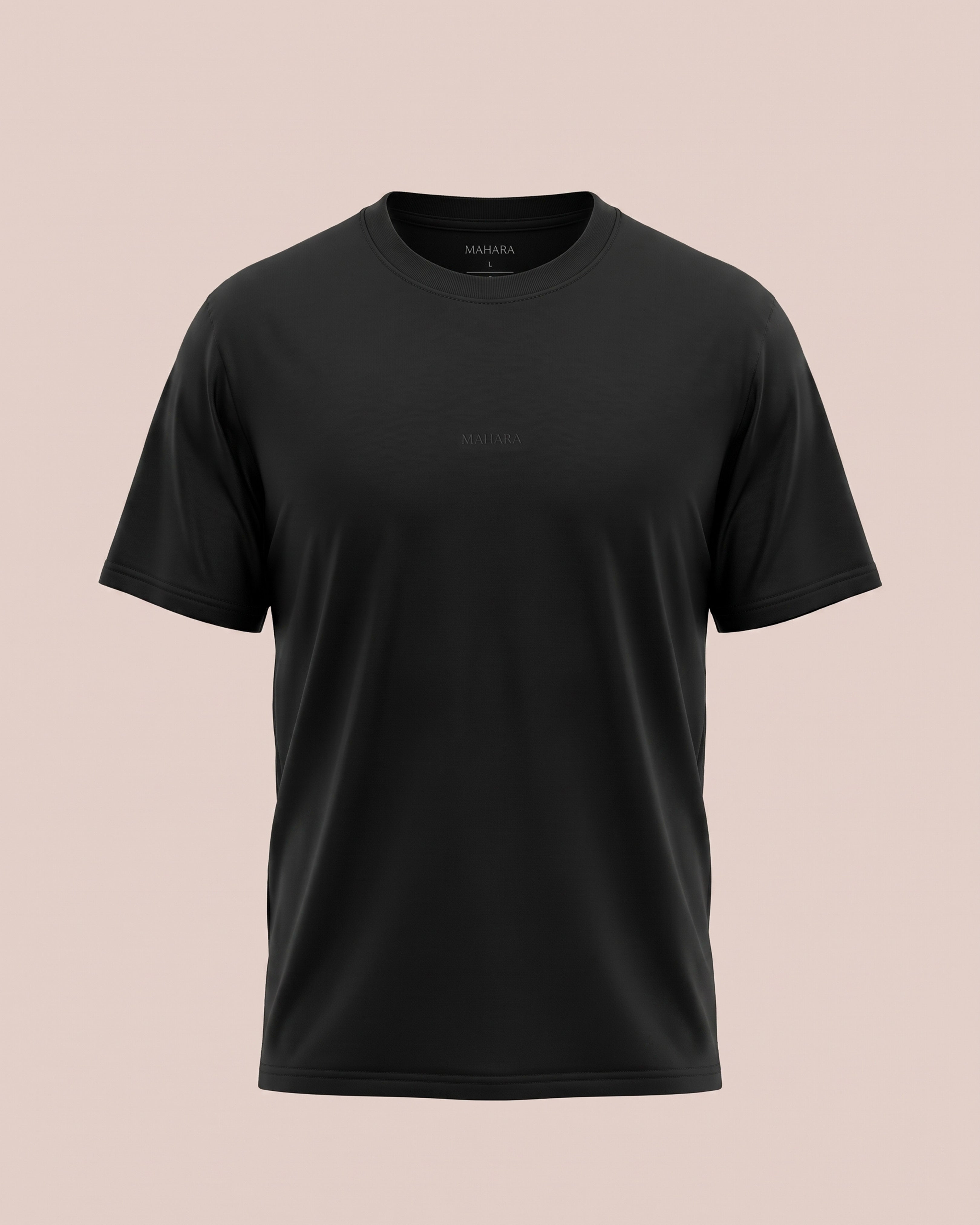 Ebony Black (Drop Shoulder) - Premium Soft T-Shirt